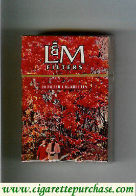 L&M Filters cigarettes hard box